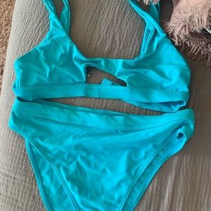 DOLLSKILL neon high waisted bikini